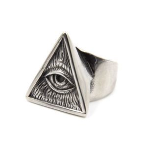 Illuminati Statement Ring in Heritage Silver